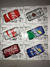 Pick 20 Flavor Tab Strips Big Label Coke Pepsi Soda Vending Machine Vendo Dixie