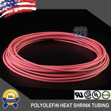 100 Ft 100 Feet Spool Red 18 Inch 3mm Polyolefin 21 Heat Shrink Tubing Tube