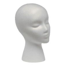 Styrofoam Foam Mannequin Wig Head Display Hat Cap Wig Holder White Foam Head Usa