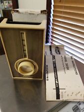 Nos Vintage Woodgrain Dayton 2e158 Line Voltage Wall Thermostat Heating Cooling