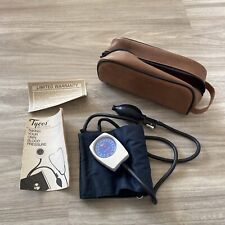 Vtg Tycos Blood Pressure Cuff With Pre Calibrated Sphygmomanometer Dial Bag