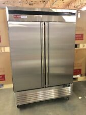2 Door Freezer Commercial Frozen Stainless Double Reach In New Up Right