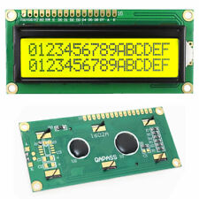 Lcd 1602 Yellow Green 16x2 Hd44780 Character Display Module For Arduino Lcd1602