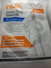 New Lot 2 Sealed Hdx Heavy Duty Coverall Protective Suit Painters Paintball Xl