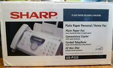 Sharp Ux P115 Plain Paper Personal Home Fax Machine Copier Phone