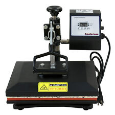 Heat Press New 12x10 T Shirt Transfer Printing Machine Digital Print Set