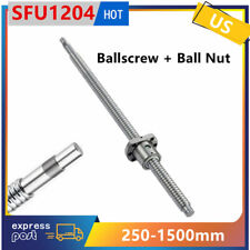 Ballscrew Sfu1204 End Machined 250 1500mm Anti Backlash Single Flange Ball Nut