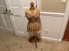 Vtg Antique Old Dress Form Female Mannequin Custom Sew Tailor Dressmaker Display
