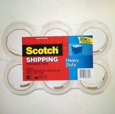 Scotch 3m Heavy Duty Box Sealing Shipping Packing Tape 20x Stronger