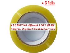 1 6 12 18 24 36 72 Rolls Clear Packing Packaging Carton Sealing Tape 2x110 Yards