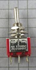 Mini Toggle Switch Dpdt On Off On Lot Of 2