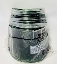 10 Pcs Fibre Metal 4178dgn Face Shield Dark Green 8 X 16 12 X 06
