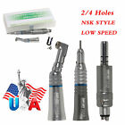 Dental Slow Low Speed Handpiece Contra Angle Straight Air Motor Fit Nsk 24 Hole