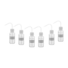 6pk Chemical Wash Bottle No Label 250ml Wide Mouth Ldpe Eisco Labs
