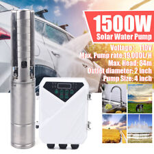 4 Dc Solar Panel Deep Well Bore Water Pump Submersiblemppt F Irrigation 1500w