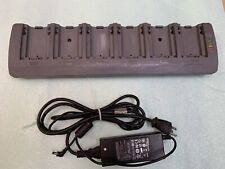 Used Psion Teklogix 6 Bay Battery Charger St3006 Ac Power Supply Omnii Xt15 Xt10