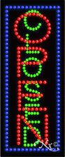 New Open Amp Closed Vertical 27x11 Solidanimated Led Sign Withcustom Option 21012
