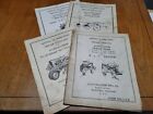 Lot Of 4 Vintage Allis Chalmers Tractor Implement Directions Parts List Plow
