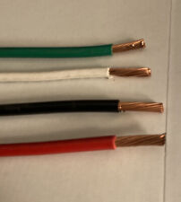 50 Ea Thhn Thwn 8 Awg Gauge Black White Red Copper Wire 10 Awg Green