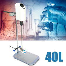 40l Lab Mixer Overhead Stirrer Top Mounted Electric Agitator Lcd Digital Display