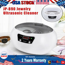 Ultrasonic Jewelry Cleaner Cleaning Machine Glasses Nail Tools Sterilizer Jp 890