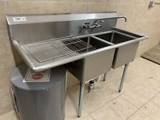 New Listingregency 54 12 16 Gauge Stainless Steel Two Compartment Commercial Sink