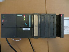 Siemens 6es7 316 2ag00 0ab0 Simatic S7 300 Cpu 316 2 Dp Withio Modules Rack Tested