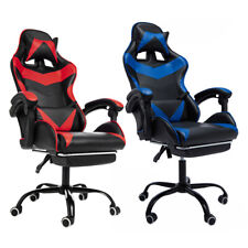 Gaming Chair Withlumbar Pillow Footrest Racing Recliner Office Chair Ergonomic Usa