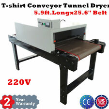 Us T Shirt Conveyor Tunnel Dryer 59ft Long X 256 Belt For Screen Printing