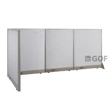 Gof L Shaped Freestanding Partition 36d X 108w X 48h Office Room Divider
