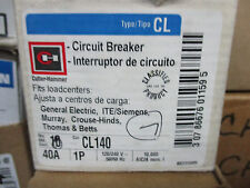 Cutler Hammer Cl140 40 Amp 1 Pole 120 Volt Classified Circuit Breaker New