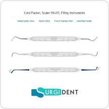 Cord Packer Sickle H6 H7 Filling Instruments Dental Tools Set Of 3