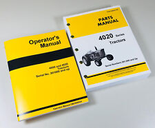 Operator Parts Manual Set For John Deere 4020 Tractor Catalog Sn201000 Amp Up