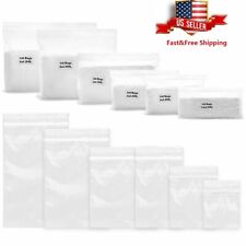 600 Pk Clear 2mil Ziplock Bags Thick Resealable Poly Heavy Duty 6 Assorted Sizes