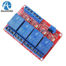 5v 4 Channel Relay Module With Optocoupler High Low Level Trigger For Arduino
