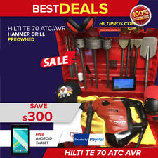 Hilti Te 70 Atc Avr Hammer Drill Preowned Free Tabletbits Extras Quick Ship