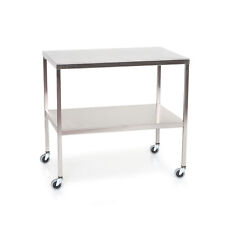 Stainless Steel Instrument Table With Shelf 36l X 20w X 34h 1 Ea