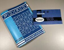 Ford 2000 3000 4000 5000 Tractor Operators Owners Manual All Purpose Lcg With Log
