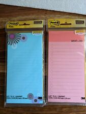 3m Post It Notes With Magnet 2006 Lot Of 2 New Office Supplies 75ct Sticky Notes