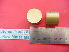 2 Pieces 1 Brass C360 Round Rod 1 Long H02 Solid New Lathe Bar Stock
