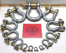 Screw Pin Anchor Shackle Clevis Bow Lifting Pulling From Sizes 316 To 2