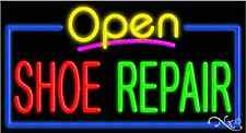 New Open Shoe Repair 37x20 Real Neon Business Sign Withcustom Options 15568