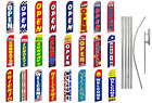 Open Swooper Flag Kit Feather Flutter Super Advertising Flag Kit Welcome Sign