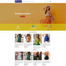 Fashion Dropshipping Website Store Business Affiliate Free Hosting With Products