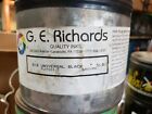 New 5 Lb. Can G. E. Richards Rubber Based Universal Black Printing Ink