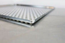 18x18 Stainless Steel Perforated Sheet Metal Grill Vent Shelf 38 Holes Ss