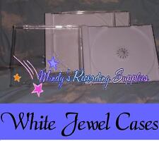 Standard Cd Jewel Case Box With White Tray Holds Graphics 4 Pack Nice Quality