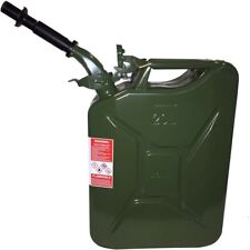 Authentic Nato Wavian Military Fuelgasdiesel Steel Can Green With Spout