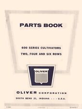 Oliver 2 4 6 Row 600 Series Cultivators Parts Manual