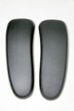 Brand New Arm Pads Pad Black Vinyl For Herman Miller Aeron Classic Pair